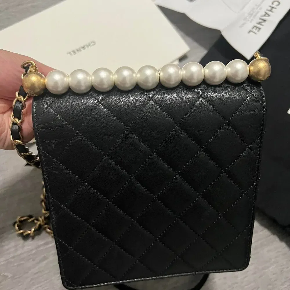 Chanel limited edition pearl crossbody
